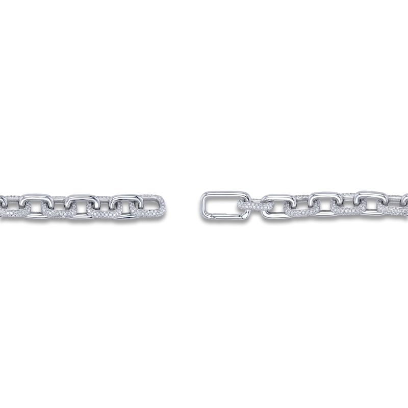 Main Image 2 of Shy Creation Diamond Chain Link Bracelet 3-1/2 ct tw 14K White Gold 7" J-SC55022811V2