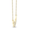 Thumbnail Image 3 of Shy Creation Diamond Micro Pavé Wings Necklace 1/6 ct tw 14K Yellow Gold 18&quot; J-SC36213135V2