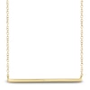 Thumbnail Image 3 of Shy Creation Diamond Horizontal Bar Necklace 1/20 ct tw 14K Yellow Gold 18" J-SC55001291