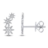 Thumbnail Image 1 of Shy Creation Diamond Graduated Star Trio Earrings 1/20 ct tw 14K White Gold J-SC55006157