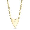 Thumbnail Image 3 of Shy Creation Diamond Heart Necklace 1/20 ct tw 14K Yellow Gold 18" J-SC55006733
