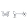 Thumbnail Image 2 of Shy Creation Diamond Butterfly Stud Earrings 1/8 ct tw 14K White Gold J-SC55024043