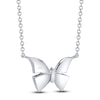 Thumbnail Image 3 of Shy Creation Diamond Butterfly Necklace 1/8 ct tw 14K White Gold 18" J-SC55024049