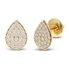 Thumbnail Image 2 of Crivelli Multi-Diamond Pear-Shaped Earrings 5/8 ct tw 18K Yellow Gold