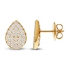 Thumbnail Image 3 of Crivelli Multi-Diamond Pear-Shaped Earrings 5/8 ct tw 18K Yellow Gold