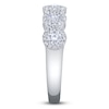 Thumbnail Image 3 of Shy Creation Diamond Five-Stone Halo Fashion Ring 5/8 ct tw 14K White Gold SC55002615Z7