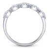 Thumbnail Image 4 of Shy Creation Diamond Five-Stone Halo Fashion Ring 5/8 ct tw 14K White Gold SC55002615Z7