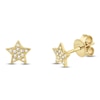 Thumbnail Image 2 of Shy Creation Diamond Star Stud Earrings 1/20 ct tw 14K Yellow Gold J-SC55001267