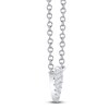 Thumbnail Image 3 of Shy Creation Diamond Heart Necklace 1/15 ct tw 14K White Gold 18" J-SC55002132