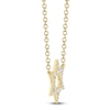 Thumbnail Image 2 of Shy Creation Diamond Star of David Necklace 1/10 ct tw 14K Yellow Gold 18" J-SC55005242