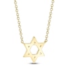 Thumbnail Image 3 of Shy Creation Diamond Star of David Necklace 1/10 ct tw 14K Yellow Gold 18" J-SC55005242
