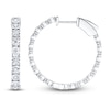Thumbnail Image 2 of Shy Creation Diamond Inside-Out Hoop Earrings 1 ct tw 14K White Gold J-SC55006309