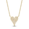 Thumbnail Image 1 of Shy Creation Diamond Heart Necklace 1/10 ct tw 14K Yellow Gold 18" J-SC55006926