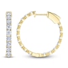 Thumbnail Image 1 of Shy Creation Diamond Inside-Out Hoop Earrings 1 ct tw 14K Yellow Gold J-SC55006310