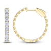 Thumbnail Image 2 of Shy Creation Diamond Inside-Out Hoop Earrings 1 ct tw 14K Yellow Gold J-SC55006310