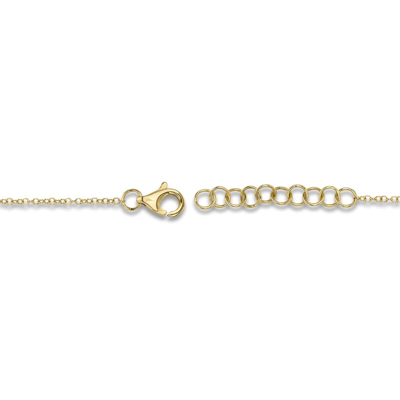 Main Image 3 of Shy Creation Diamond Accent Star Bracelet 14K Yellow Gold 7" J-SC55006679