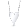 Thumbnail Image 2 of Shy Creation Diamond Heart Necklace 1/10 ct tw 14K White Gold 18" SC55006925