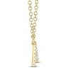 Thumbnail Image 2 of Shy Creation Diamond Accent Initial A Necklace 14K Yellow Gold 18" J-SC55007904-A