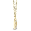 Thumbnail Image 2 of Shy Creation Diamond Initial D Necklace 1/20 ct tw 14K Yellow Gold 18" J-SC55007904-D