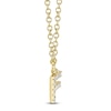 Thumbnail Image 2 of Shy Creation Diamond Accent Initial F Necklace 14K Yellow Gold 18" J-SC55007904-F