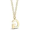 Thumbnail Image 3 of Shy Creation Diamond Initial G Necklace 1/20 ct tw 14K Yellow Gold 18" J-SC55007904-G