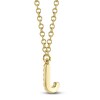 Thumbnail Image 3 of Shy Creation Diamond Accent Initial J Necklace 14K Yellow Gold 18" J-SC55007904-J