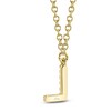 Thumbnail Image 3 of Shy Creation Diamond Accent Initial L Necklace 14K Yellow Gold 18" J-SC55007904-L