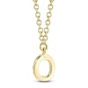 Thumbnail Image 3 of Shy Creation Diamond Initial O Necklace 1/20 ct tw 14K Yellow Gold 18" J-SC55007904-O