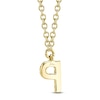 Thumbnail Image 3 of Shy Creation Diamond Accent Initial P Necklace 14K Yellow Gold 18" J-SC55007904-P