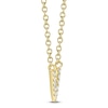 Thumbnail Image 2 of Shy Creation Diamond Accent Initial V Necklace 14K Yellow Gold 18" J-SC55007904-V