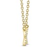 Thumbnail Image 2 of Shy Creation Diamond Accent Initial X Necklace 14K Yellow Gold 18" J-SC55007904-X