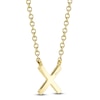 Thumbnail Image 3 of Shy Creation Diamond Accent Initial X Necklace 14K Yellow Gold 18" J-SC55007904-X