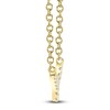Thumbnail Image 3 of Shy Creation Diamond Accent Initial Y Necklace 14K Yellow Gold 18" J-SC55007904-Y