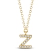 Thumbnail Image 1 of Shy Creation Diamond Accent Initial Z Necklace 14K Yellow Gold 18" J-SC55007904-Z