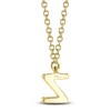 Thumbnail Image 3 of Shy Creation Diamond Accent Initial Z Necklace 14K Yellow Gold 18" J-SC55007904-Z