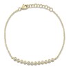 Thumbnail Image 1 of Shy Creation Diamond Bezel-Set Bracelet 1/4 ct tw 14K Yellow Gold 7&quot; J-SC55024917