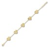 Thumbnail Image 2 of Shy Creation Diamond Beaded Heart Bracelet 1/10 ct tw 14K Yellow Gold 7" J-SC55025484