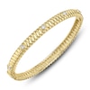 Thumbnail Image 1 of Shy Creation Diamond Ribbed Bangle 1/3 ct tw 14K Yellow Gold J-SC55026033ZS