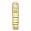 Thumbnail Image 2 of Shy Creation Diamond Ribbed Ring 1/15 ct tw 14K Yellow Gold SC55026036Z7