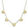 Thumbnail Image 1 of Shy Creation Diamond Beaded Heart Necklace 1/15 ct tw 14K Yellow Gold 18" J-SC55026090