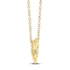 Thumbnail Image 2 of Shy Creation Diamond Accent Beaded Heart Necklace 14K Yellow Gold 18" J-SC55026096