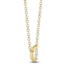 Thumbnail Image 2 of Shy Creation Diamond Solitaire Bezel-Set Necklace 1/5 ct tw 14K Yellow Gold 18" J-SC55012541