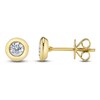 Thumbnail Image 1 of Shy Creation Diamond Solitaire Bezel-Set Stud Earrings 3/8 ct tw 14K Yellow Gold J-SC55012547