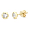 Thumbnail Image 2 of Shy Creation Diamond Solitaire Bezel-Set Stud Earrings 3/8 ct tw 14K Yellow Gold J-SC55012547