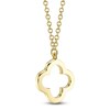 Thumbnail Image 3 of Shy Creation Diamond Clover Necklace 1/20 ct tw 14K Yellow Gold 18" J-SC55019618
