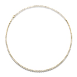 Shy Creation Diamond Bezel-Set Necklace 1-7/8 ct tw 14K Yellow Gold 18" J-SC55021358V4Z18