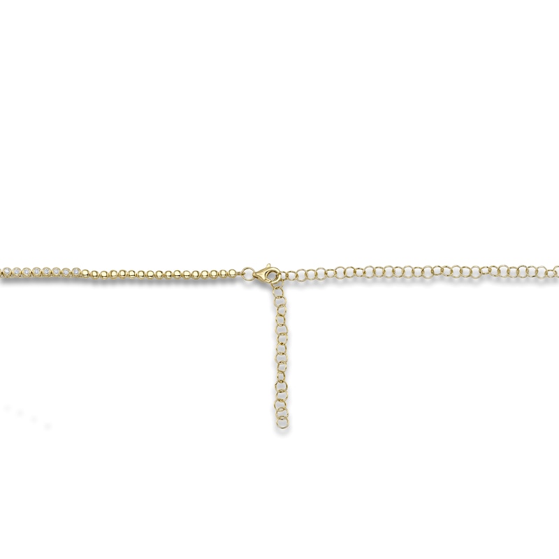Main Image 3 of Shy Creation Diamond Bezel-Set Necklace 1-7/8 ct tw 14K Yellow Gold 18" J-SC55021358V4Z18