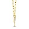 Thumbnail Image 3 of Shy Creation Diamond Heart Paperclip Chain Necklace 1/5 ct tw 14K Yellow Gold 18" J-SC55022785V2