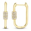 Thumbnail Image 1 of Shy Creation Diamond Hoop Earrings 1/4 ct tw 14K Yellow Gold J-SC55023191