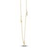 Thumbnail Image 2 of Shy Creation Diamond Butterfly Necklace 1/5 ct tw 14K Yellow Gold 18" J-SC55024047
